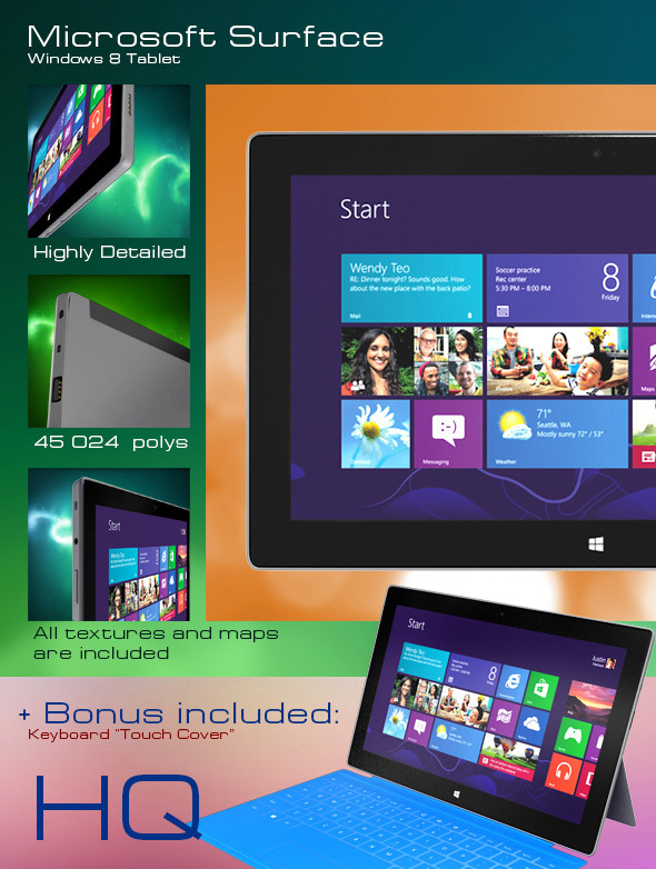 Windows 8 Tablet - 3Docean 3737802