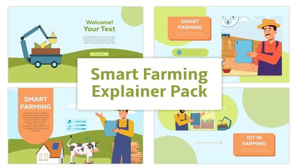 Smart Farming Explainer Animation Scene