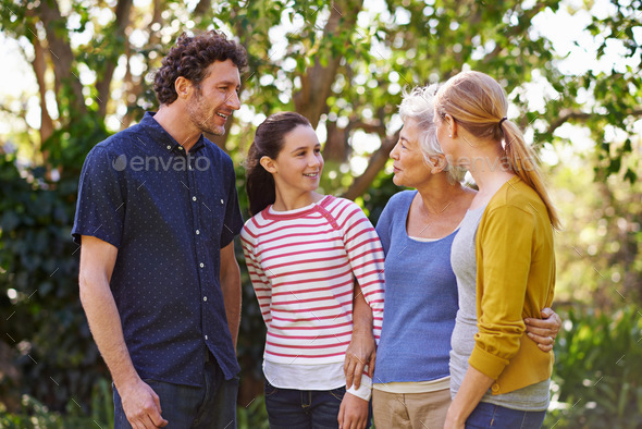 Visiting grandma Stock Photo by YuriArcursPeopleimages | PhotoDune