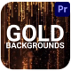 Gold Backgrounds for Premiere Pro - VideoHive Item for Sale