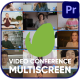 Video Conference Multiscreen for Premiere Pro - VideoHive Item for Sale