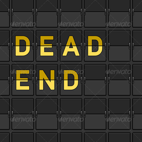 Dead End Flip Board - Travel Conceptual