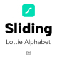 Sliding Lottie Alphabet - VideoHive Item for Sale