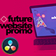 Future Website Promo - Web Demo Video for Davinci Resolve - VideoHive Item for Sale