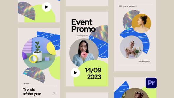 Event Promo Instagram Stories for Premiere Pro