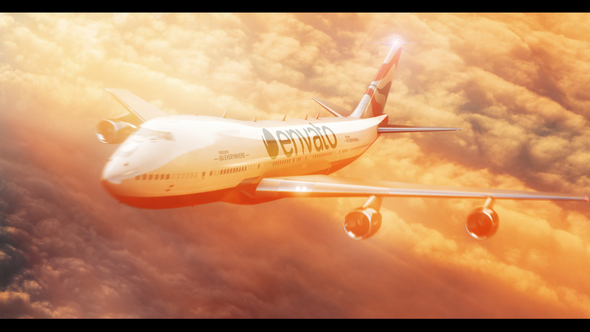 Airplane Flight Sky Business Travel Logo