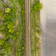 Aerial view of the railroad tracks - PhotoDune Item for Sale