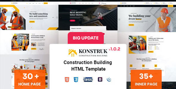 Incredible Konstruk - Construction HTML Template
