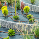 Newly Built Backyard Garden Drip Irrigation System - PhotoDune Item for Sale