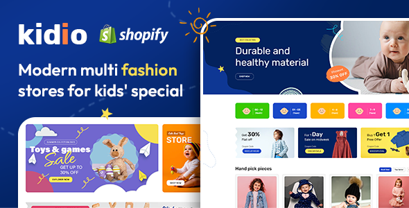 Kidio – Kids Store and Baby Shop Theme