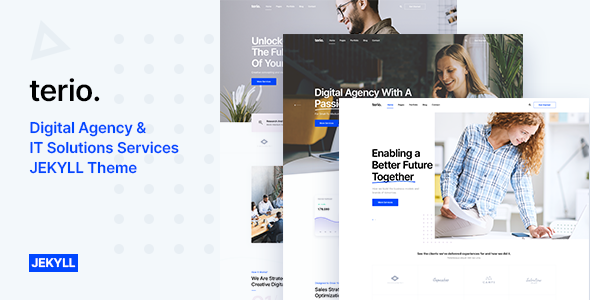 Terio - Digital Agency & IT Services Jekyll Theme
