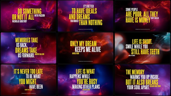 Typography - Quotum Titles template preview