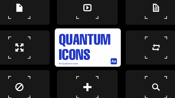 Quantum Icons for After Effects Elements template preview
