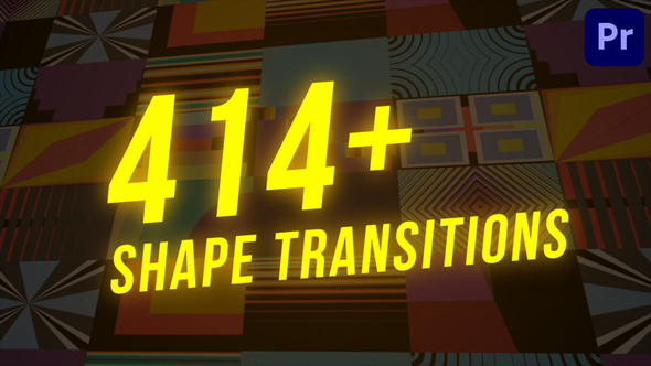 414+ Shape Transitions for Premiere Pro