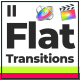Flat Transitions II | FCPX - VideoHive Item for Sale