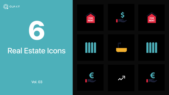Real Estate Icons for Premiere Pro Vol. 03