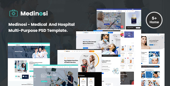 Medinosi – Health & Medical PSD Template