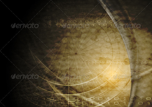 Abstract grunge tech background - Backgrounds Decorative