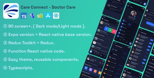 Care Connect - Doctor Care React Native Template