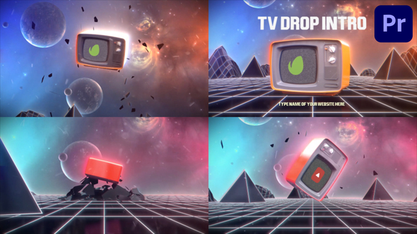 TV Drop Intro for Premiere Pro