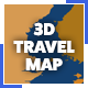 3D Travel Map - VideoHive Item for Sale