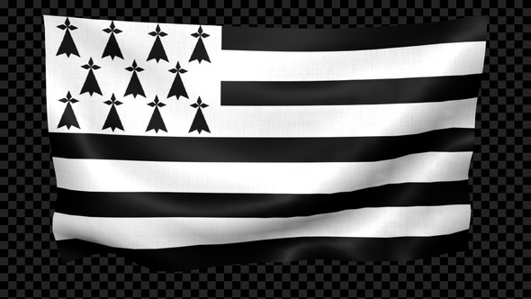 Brittany Flag Waving Looped alt