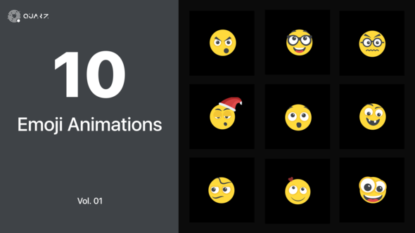 Emoji Animations for Premiere Pro Vol. 01