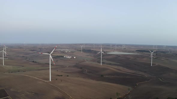 Wind turbine farm 