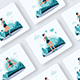 Fitness Tracking animation - Flat Concept - VideoHive Item for Sale