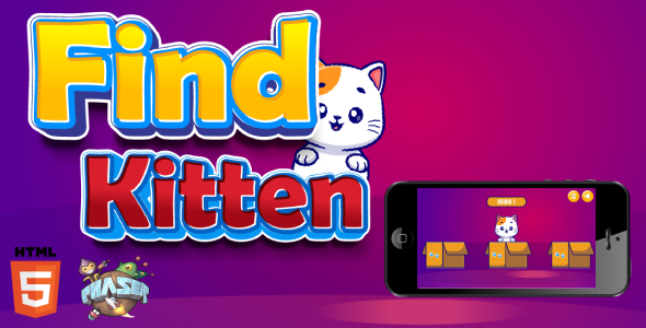 Find Kitten - Phaser3