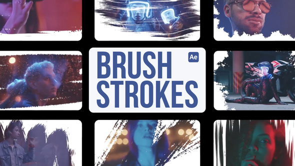 Brush Strokes for After Effects Elements template preview
