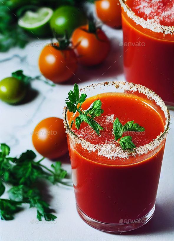 Bloody Mary Tomato Shot Glasses Cocktail Recipe