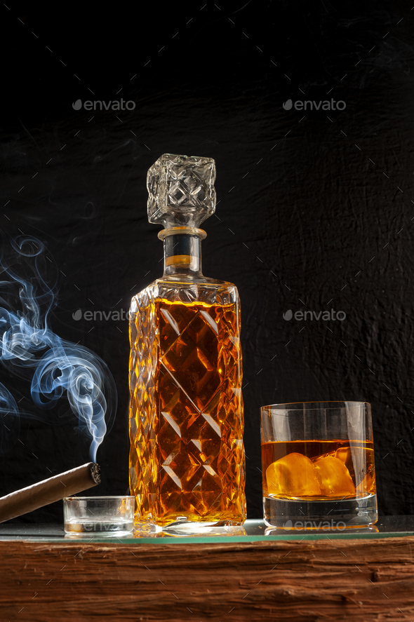 Whiskey Container Glass