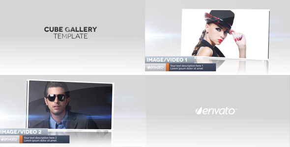 Cube Gallery Slideshow - VideoHive 3726231