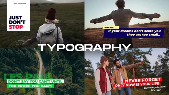 Modern Titles 3.0 - AE Titles template preview