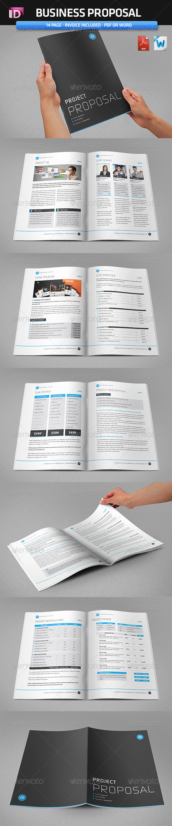 Proposal Template (Vol 1) - Stationery Print Templates