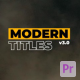 Modern Titles v3.0 | Premiere Pro - VideoHive Item for Sale