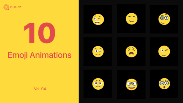 Emoji Animations for Premiere Pro Vol. 04