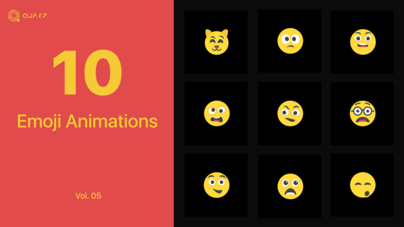 Emoji Animations for Premiere Pro Vol. 05