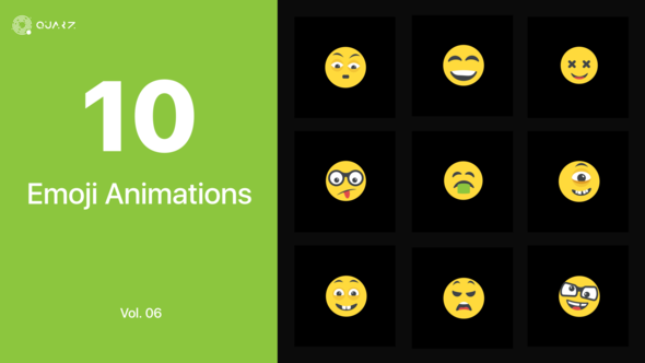 Emoji Animations for Premiere Pro Vol. 06