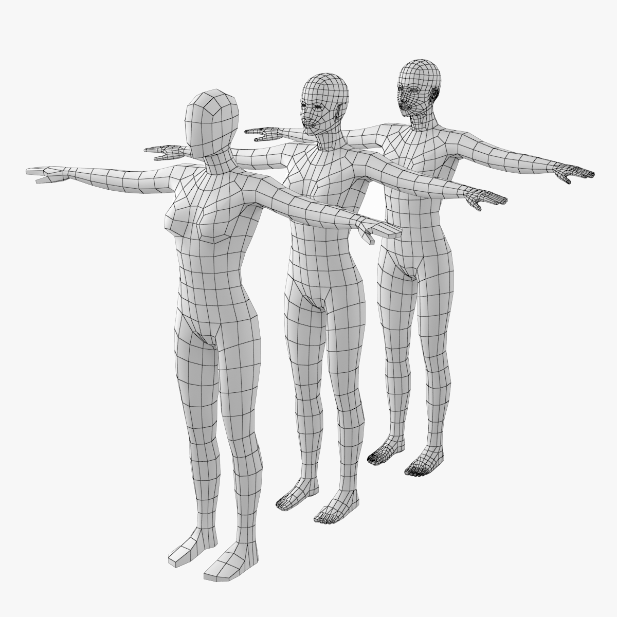 Creating 3d characters with MakeHuman software (Free)
