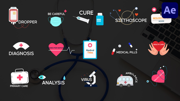 Medical Titles for After Effects