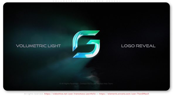Volumetric Light Logo Reveal