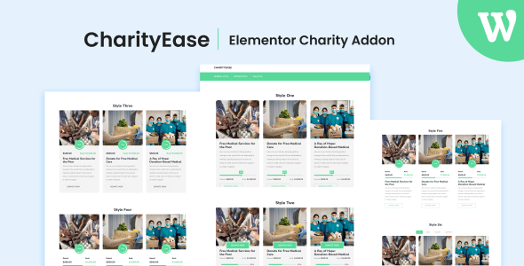 CharityEase  Elementor Charity Addon
