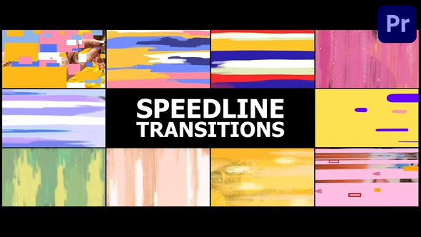 Seamless Speedline Transitions | Premiere Pro MOGRT