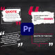 Trendy Quotes Titles | Corporate Text Pack - VideoHive Item for Sale