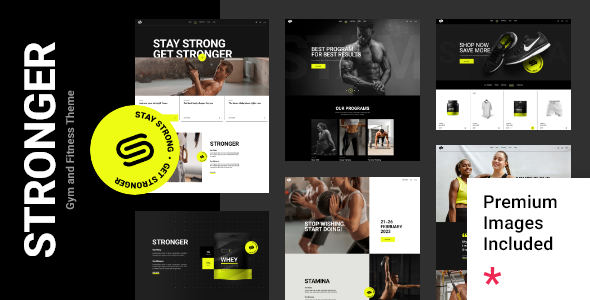 Stronger – Gym and Fitness Theme