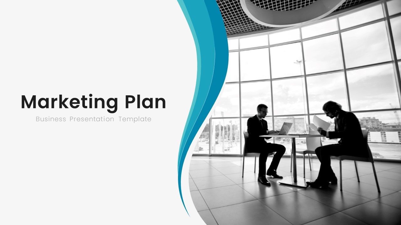 Marketing Plan - Business Powerpoint Template, Presentation Templates