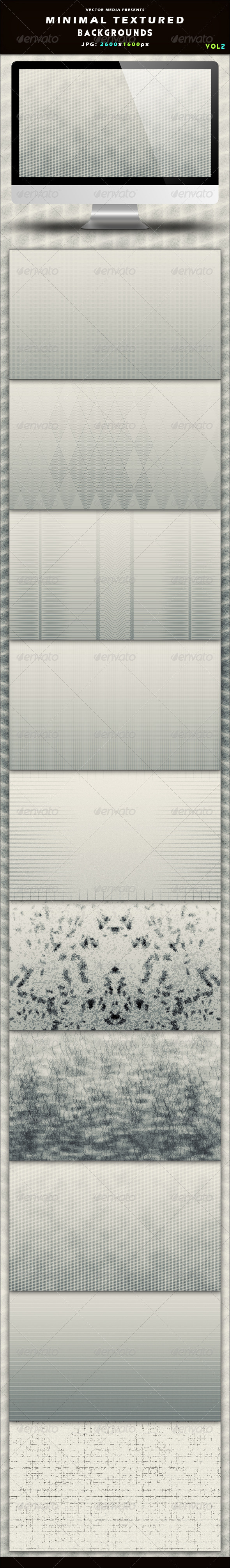 Minimal Textured Backgrounds - Vol 2 - Backgrounds Graphics