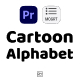 Cartoon Alphabet For Premiere Pro - VideoHive Item for Sale